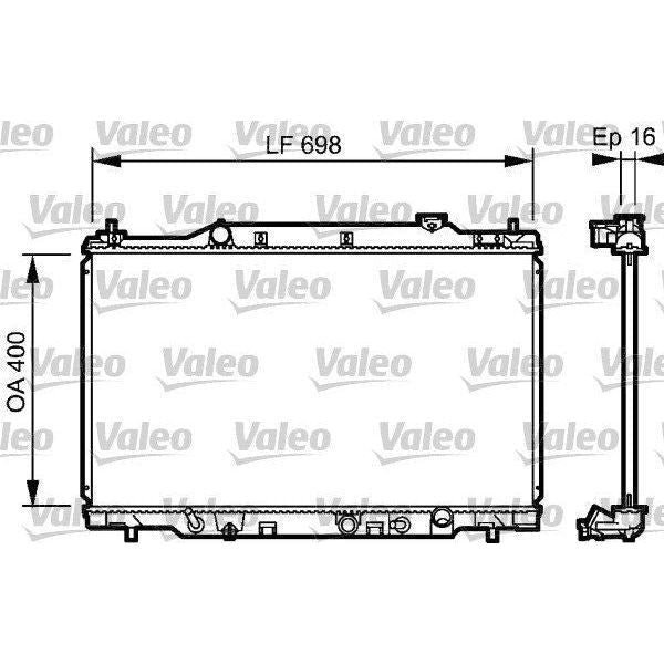 Valeo Radiator 734478 Automotive Part fits Honda Valeo  - Dynamic Drive