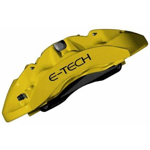 Yellow E-Tech Brake Caliper Paint Also for Engine Bay Drums Car Van