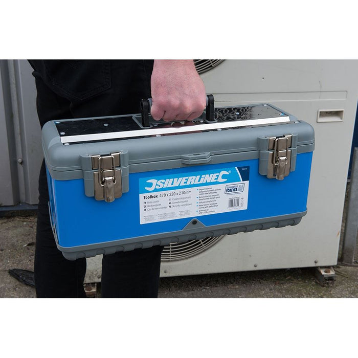 Silverline Toolbox 470 x 220 x 210mm