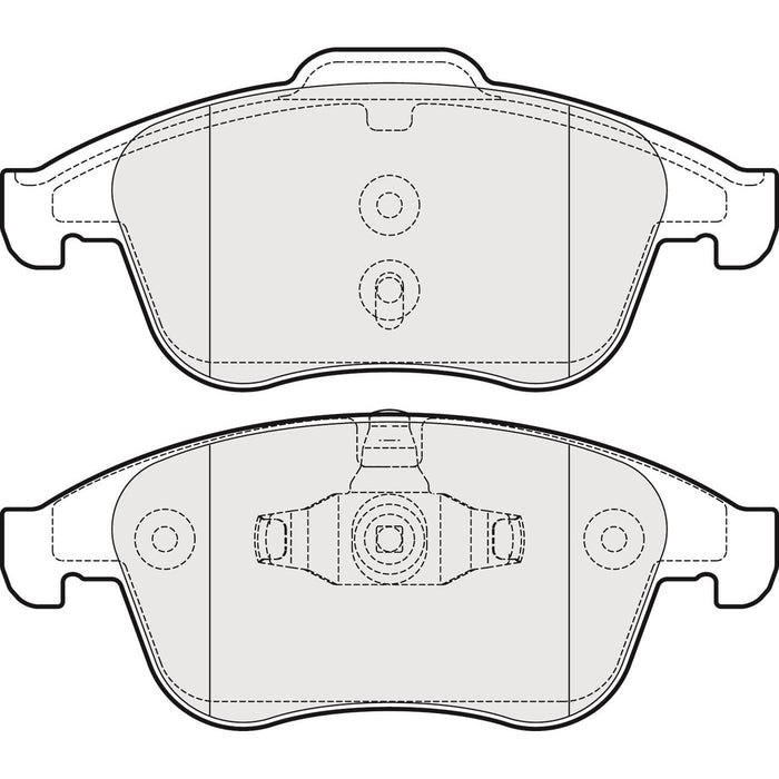 Apec Brake Pads Front Fits Renault Clio Megane Scenic