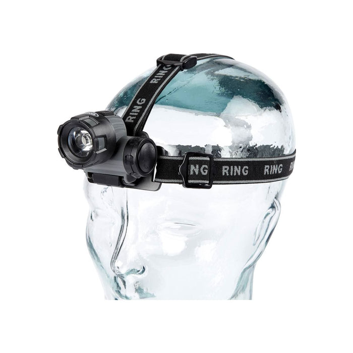 Ring RT5174 Head Torch with Long-Life LEDs, Adjustable Torch and Comfortable