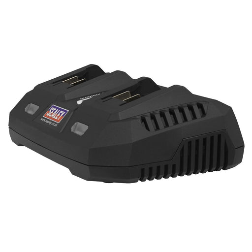 Sealey Dual Battery Charger 20V SV20 Series Lithium-ion CP20VMC2 Sealey  - Dynamic Drive