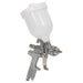 Siegen 1.8mm Set-Up Gravity Feed Spray Gun Paint Car Bodyshop Panel Garage Sealey  - Dynamic Drive