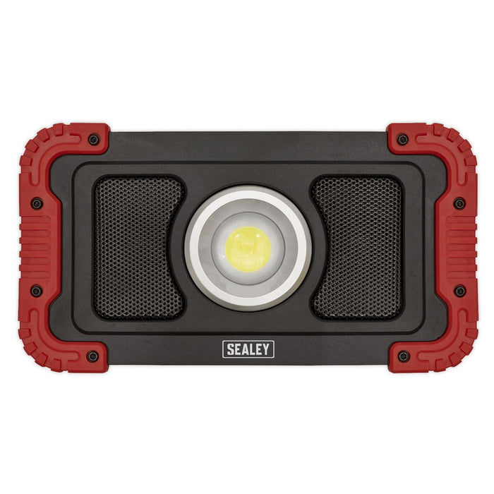 Sealey 20W COB LED R/Charge Wireless Speaker Work light+Power Bank LED100WS Sealey  - Dynamic Drive