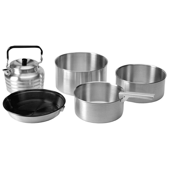 Vango Cook Set - Aluminium Camping Cookware Set - Silver Vango  - Dynamic Drive