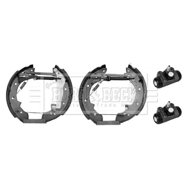 Genuine Borg & Beck Brake Shoe Kit fits Suzuki Samurai 9804 BBS1149K