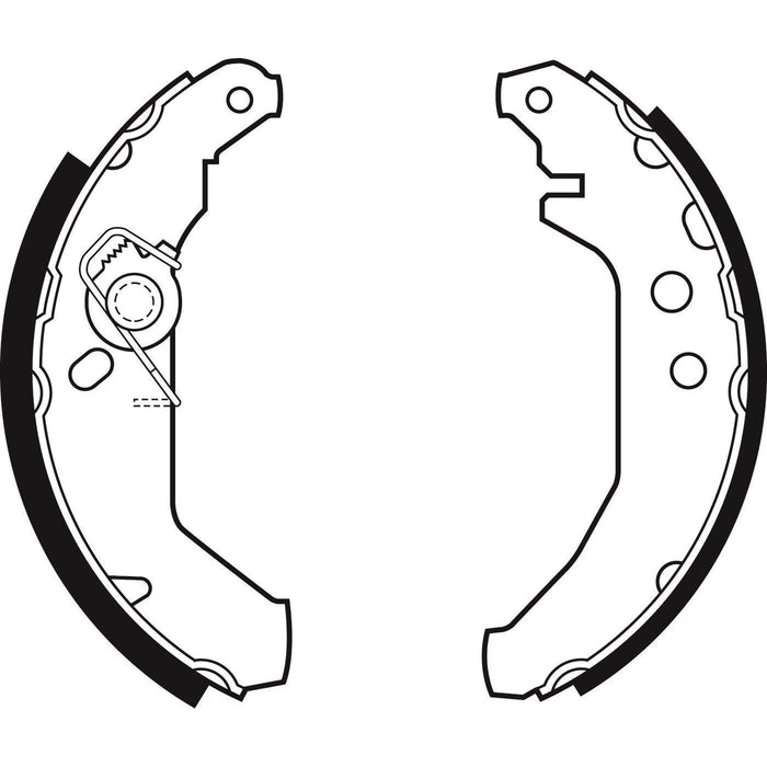 Apec Brake Shoe Rear Fits Ford Fiesta