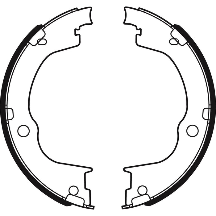 Apec Brake Shoe H/R Fits Chevrolet Captiva Opel Antara Vauxhall