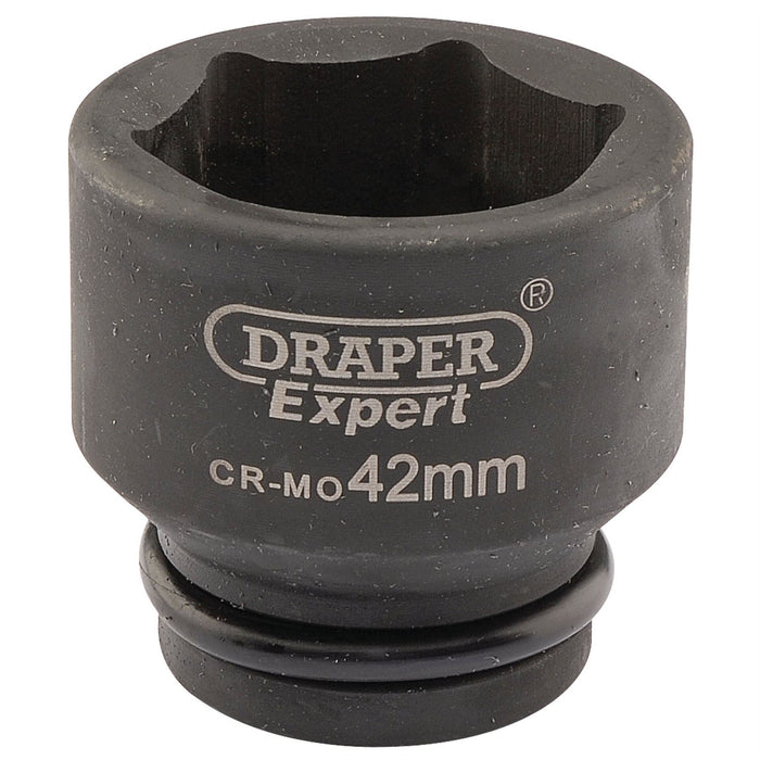 Draper Expert HI-TORQ 6 Point Impact Socket, 3/4" Sq. Dr., 42mm