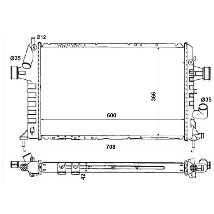 NRF Radiator 506616