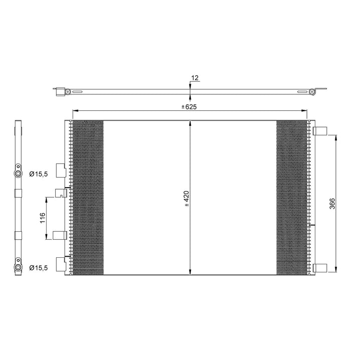 NRF Condenser 35913 NRF  - Dynamic Drive