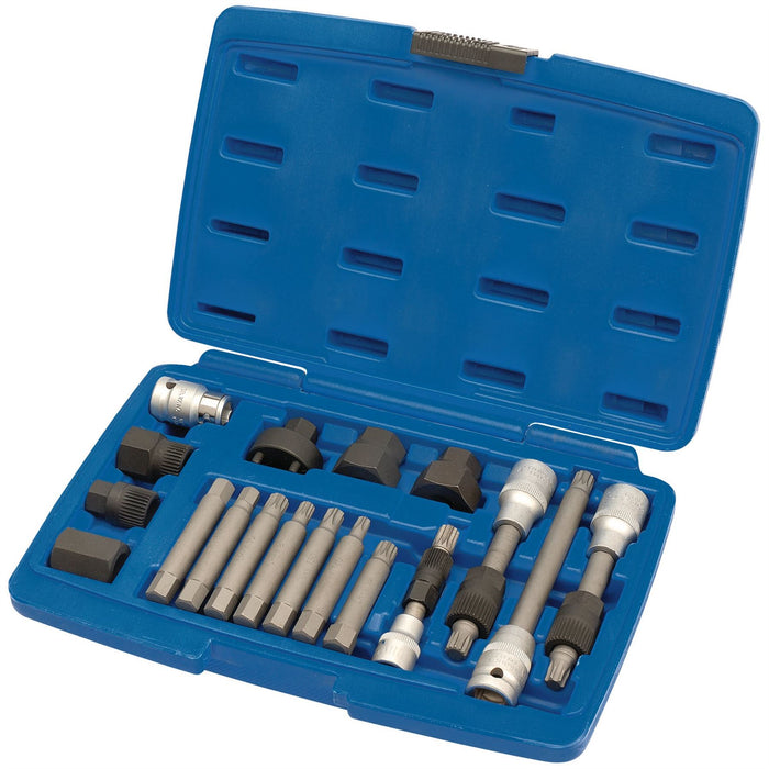 Draper Alternator Pulley Tool Kit (18 Piece) 31921