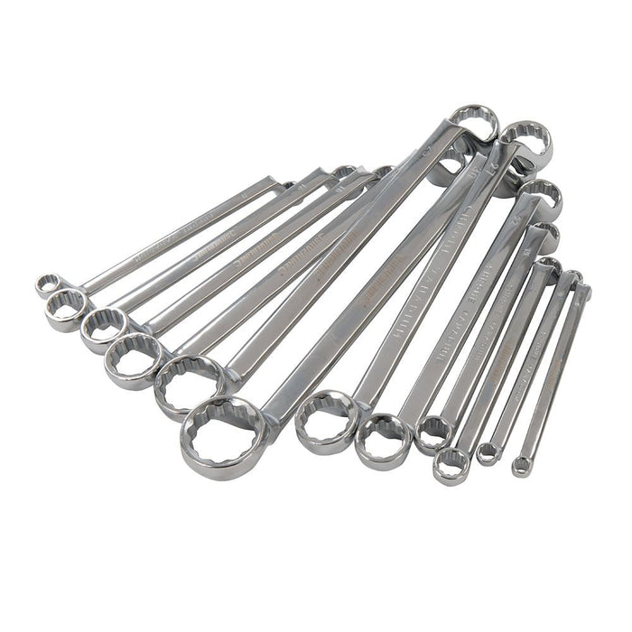 Silverline Deep Offset Ring Spanners Set 12pce 6 - 32mm