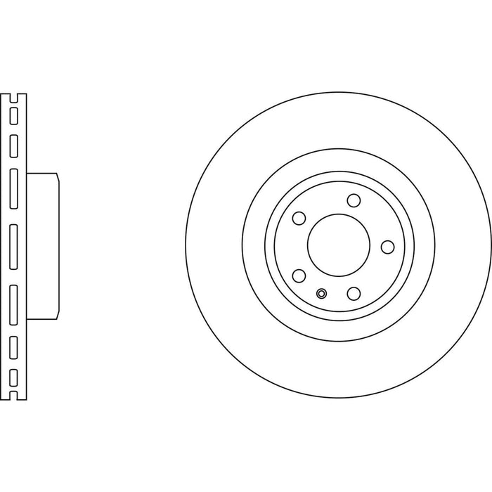 Genuine APEC Front Brake Discs & Pads Set Vented for Audi A5