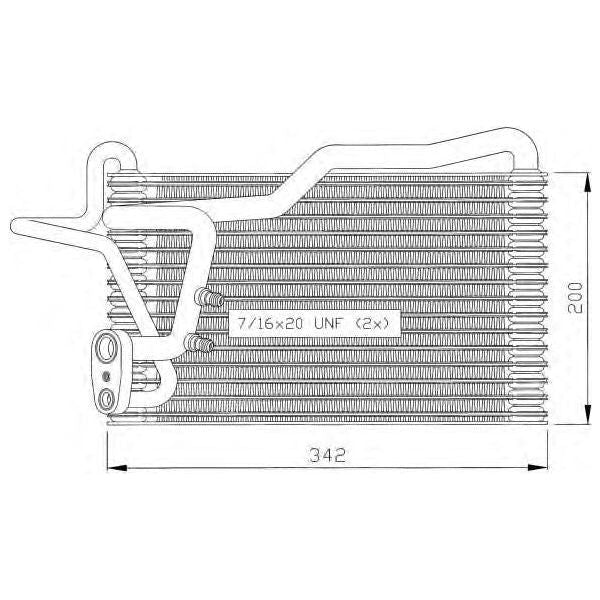 NRF Evaporators fits Audi 80 90 Cabriolet Coupe NRF  - Dynamic Drive