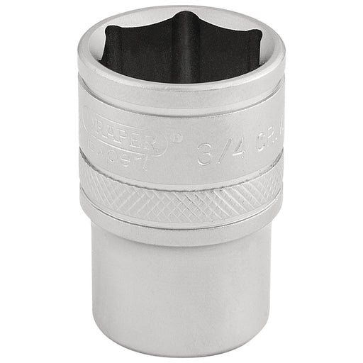 Draper 6 Point Imperial Socket, 1/2" Sq. Dr., 3/4" 16631 Draper  - Dynamic Drive