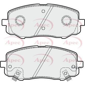 Apec Brake Pads Front Fits Hyundai I20