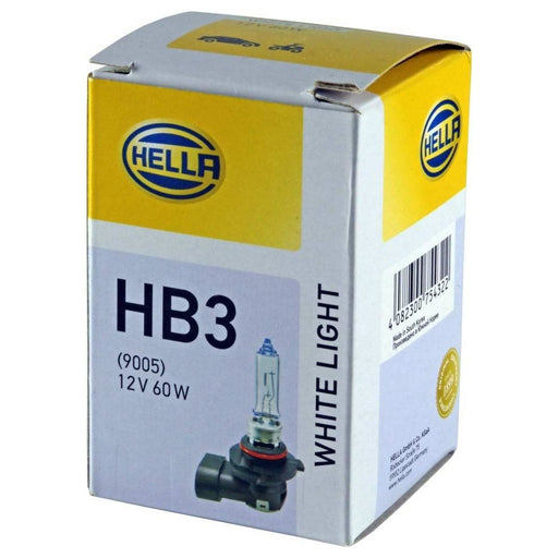 Hella Bulb HB3 White light 12V 60W Quantity: 1 8GH 223 498-161 Hella  - Dynamic Drive