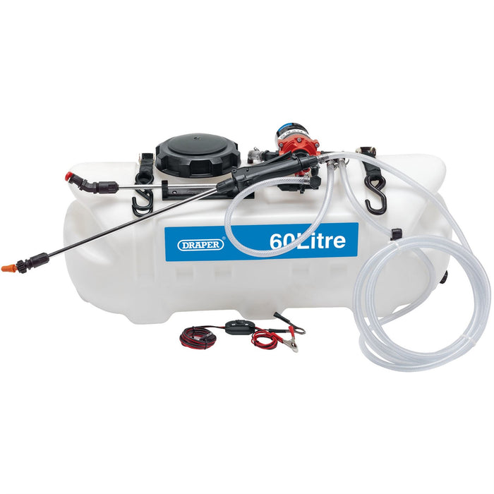 Draper 12V DC ATV Spot/ Broadcast Sprayer, 60L 34676 Draper  - Dynamic Drive