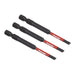 Sealey Slotted 4.5mm Impact Power Tool Bits 75mm 3pc AK8251 Sealey  - Dynamic Drive