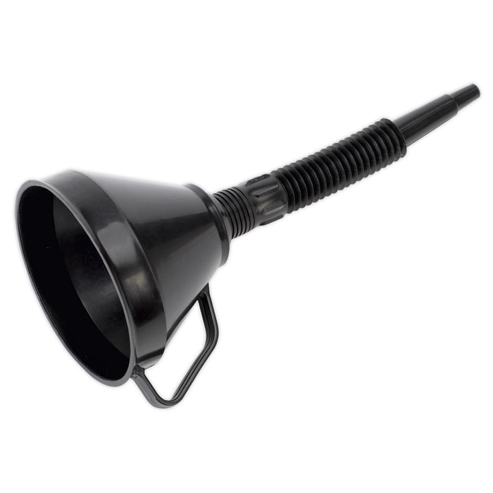 Sealey Funnel with Flexible Spout & Filter160mm F6 Sealey  - Dynamic Drive