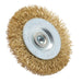 Draper Brassed Steel Crimped Wire Wheel Brush, 50mm 41427 Draper  - Dynamic Drive