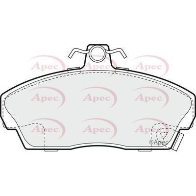 Apec Brake Pads Front Fits Honda Civic Concerto Rover 200 Series 25 400