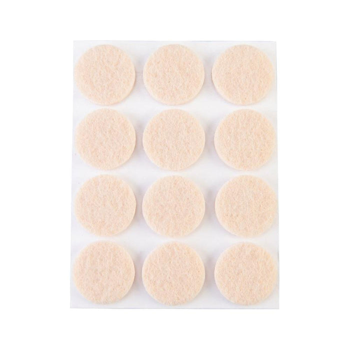 Fixman Self Adhesive Felt Pads Protectors 24pk 20mm Round