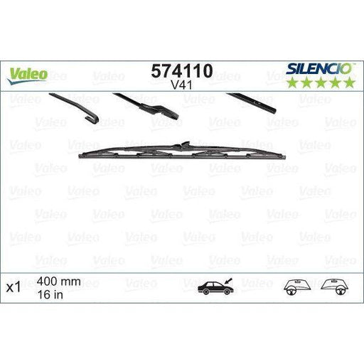 x5 Valeo Single Wiper Blade 574110 Front Part fits Lada Granta Granta Liftback Valeo  - Dynamic Drive