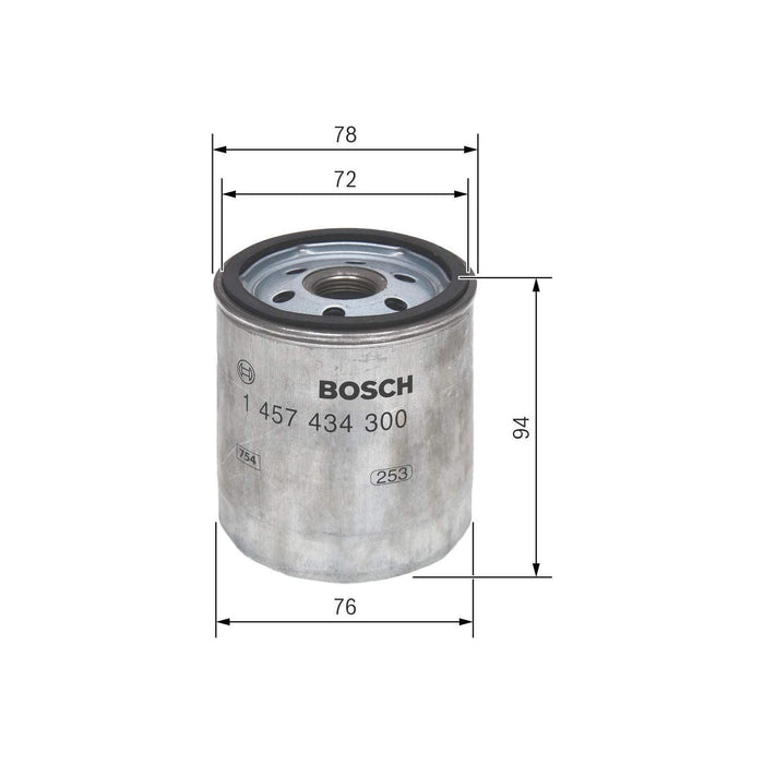 Genuine Bosch Car Fuel Filter N4300 fits Toyota Land Cruiser - 4.0 - 82-85 14574