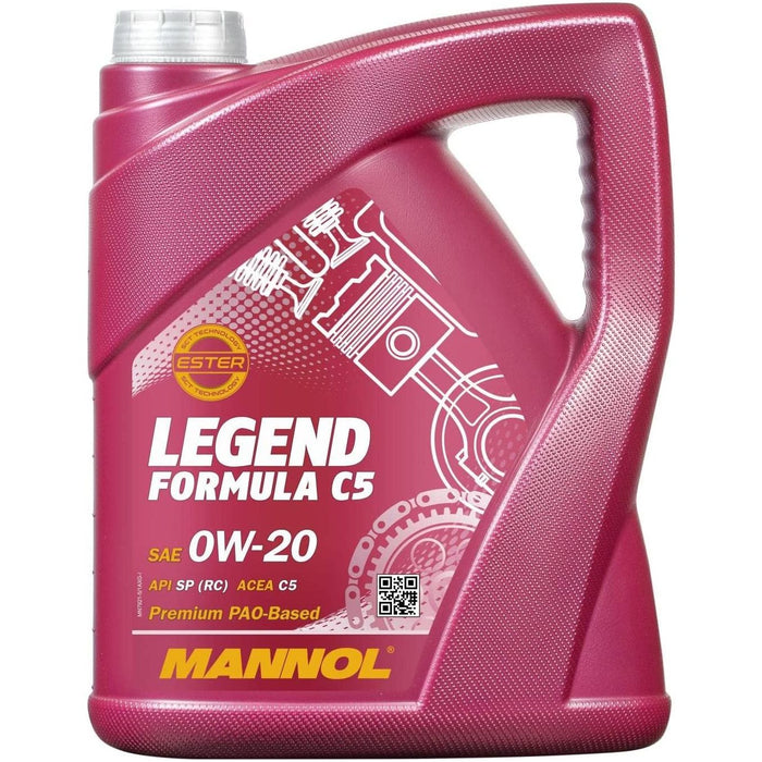 2x 5L MANNOL 0W20 Legend Formula C5 Fully Synthetic Engine Oil API SP,MB 229.71