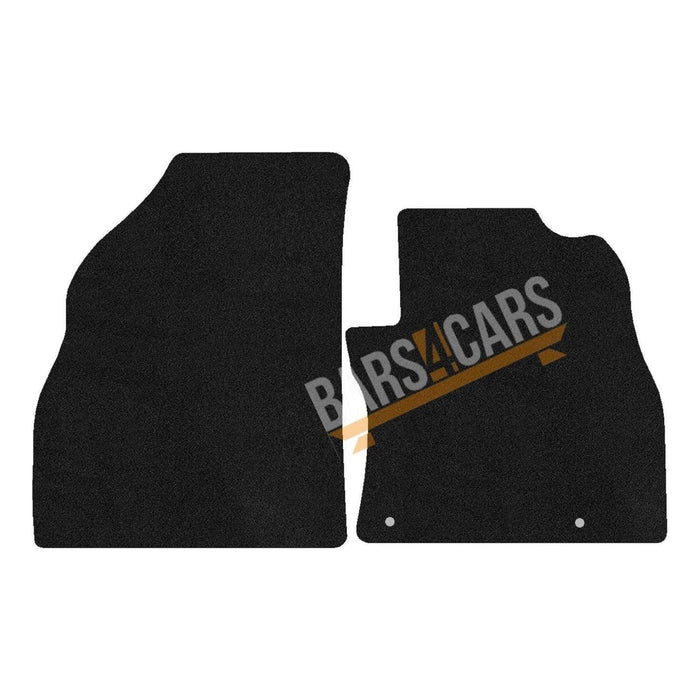 Fully Tailored Orange Trim Carpet Mats fits Citroen Nemo Van 08> Set of 2 With 2 Clips UKB4C  - Dynamic Drive