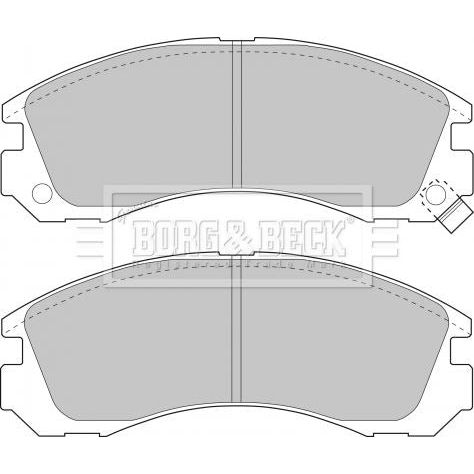 Genuine Borg & Beck Brake Pads fits Mitsub.ChallengerOutlander99 BBP1449 Borg & Beck  - Dynamic Drive