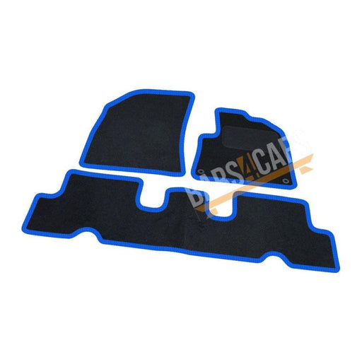 Tailored Blue Trim Carpet Mats Citroen C4 Picasso 15-18 + Clips 15 16 17 18 UKB4C  - Dynamic Drive