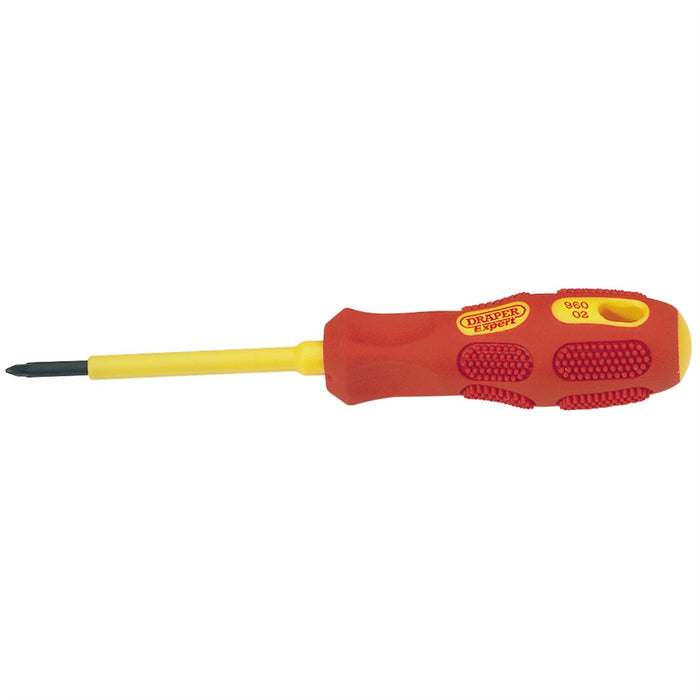 Draper VDE Approved Fully Insulated PZ TYPE Screwdriver, No.0 x 60mm (Sold Loose Draper  - Dynamic Drive