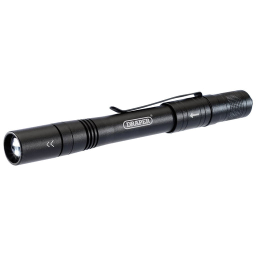 Draper LED Rechargeable Aluminium Penlight, 1W 90099 Draper  - Dynamic Drive