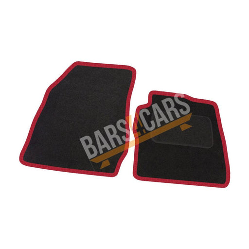 Tailored Red Trim Carpet Mats Ford Transit Courier 14-18 14 15 16 17 18 UKB4C  - Dynamic Drive