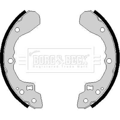 Genuine Borg & Beck Brake Shoes fits Mazda 626 8387 BBS6145