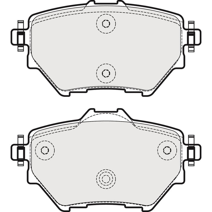 Apec Brake Pads Rear Fits Citroen Berlingo C4 Opel Combo Grandland X Peugeot 3008