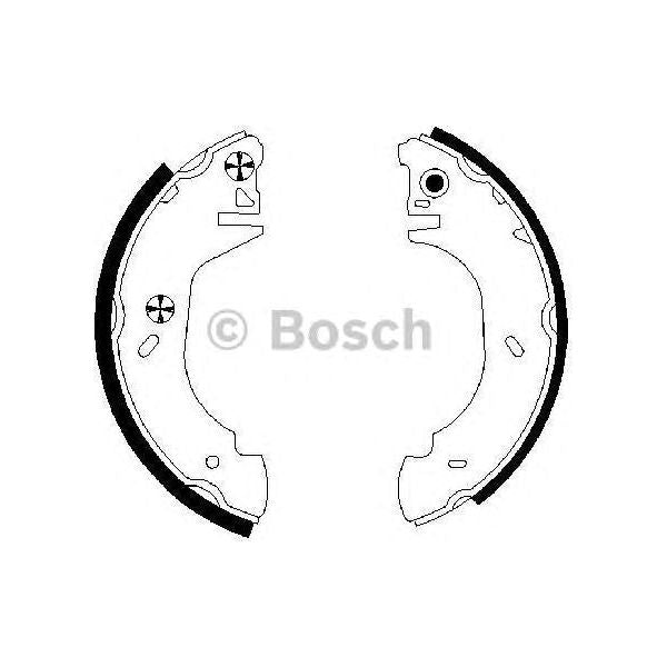 Genuine Bosch Brake Shoe Bs774 fits Ford Transit 80 Di - 2.5 - 97-00 0986487524