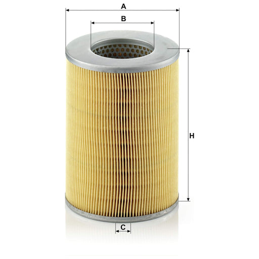 Genuine Mann Air Filter for Nissan Trade Vanette 2.0 Die C13103 Mann & Hummel  - Dynamic Drive