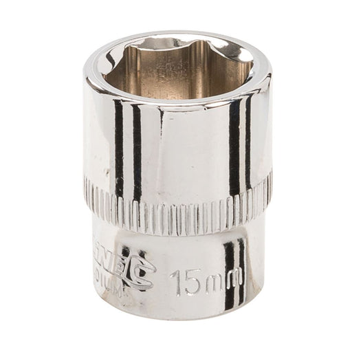 Silverline Socket 3/8" Drive 6pt Metric 15mm Silverline  - Dynamic Drive