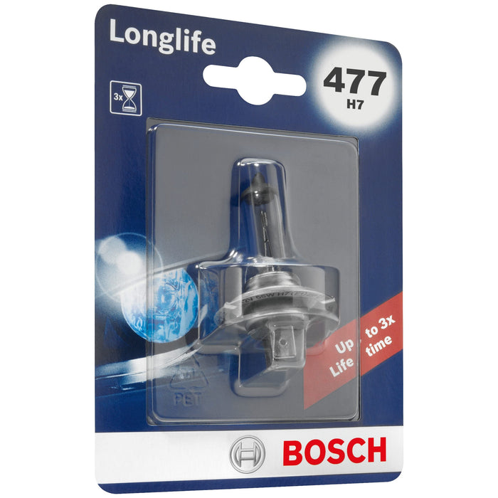 Genuine Bosch Longlife 477 H7 12V 55W Px26D (X1) 1987301632