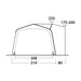 Outwell Jonesville 290SA Flex Drive-Away Awning Campervan 175 - 200 cm Outwell  - Dynamic Drive