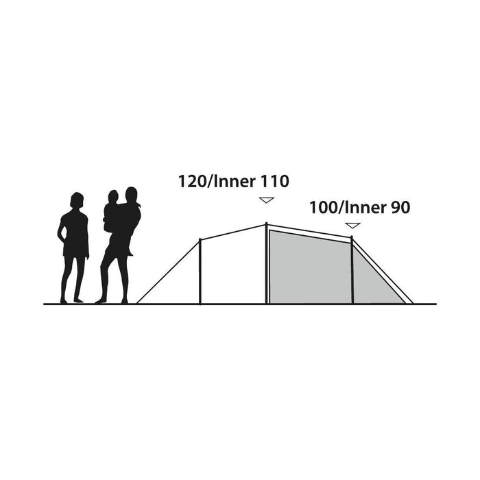 Outwell Earth 3 Tent 3 Berth Tunnel Tent Outwell  - Dynamic Drive