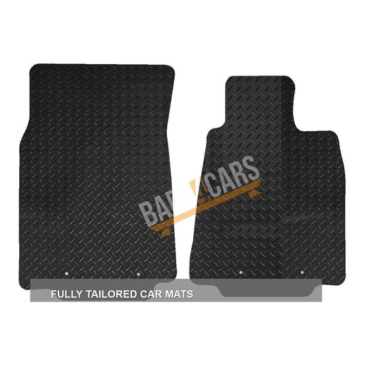 Fully Tailored Rubber Car Mats Fits Nissan 370Z (2 Pce) Set of 2 With 4 Clips UKB4C  - Dynamic Drive