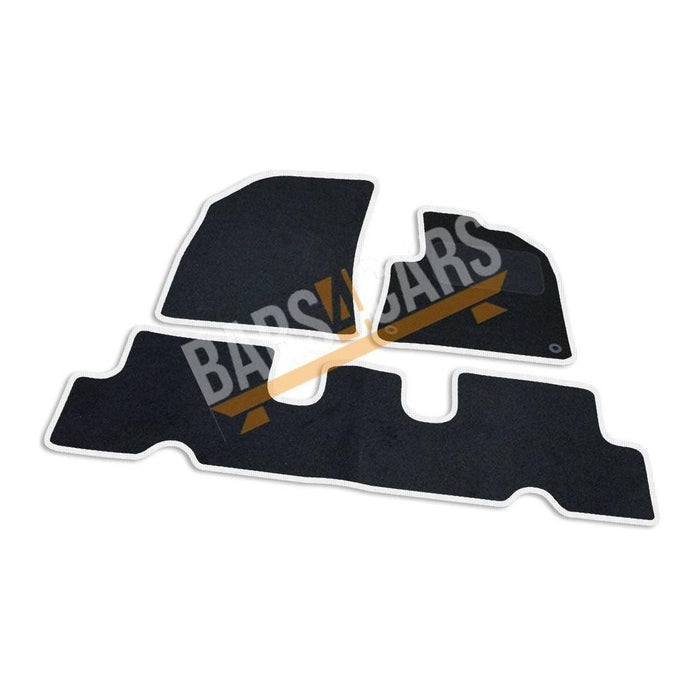 Tailored White Trim Carpet Mats Citroen C4 Picasso 15-18 + Clips 15 16 17 18 UKB4C  - Dynamic Drive