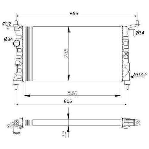 NRF Radiator 50551