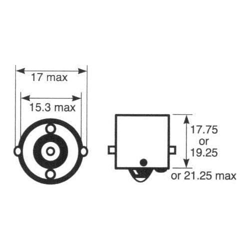 Ring Automotive R339 24V 24W Scc Ba15S Brake/Indicator/Reverse/Rear Fog