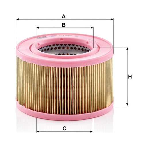 Genuine Mann Air Filter for Hatz 040 301 00 C1540 Mann & Hummel  - Dynamic Drive